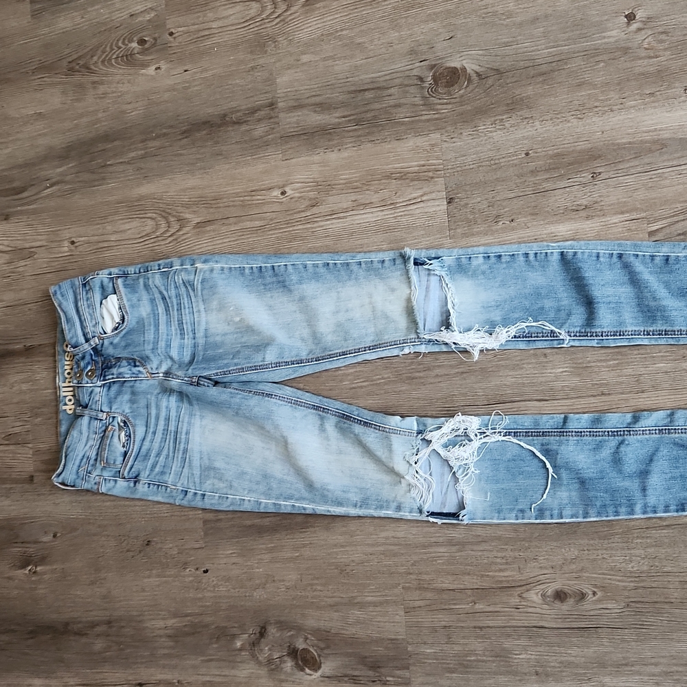 Dollhouse Brand Tall Skinny Ripped Jeans
